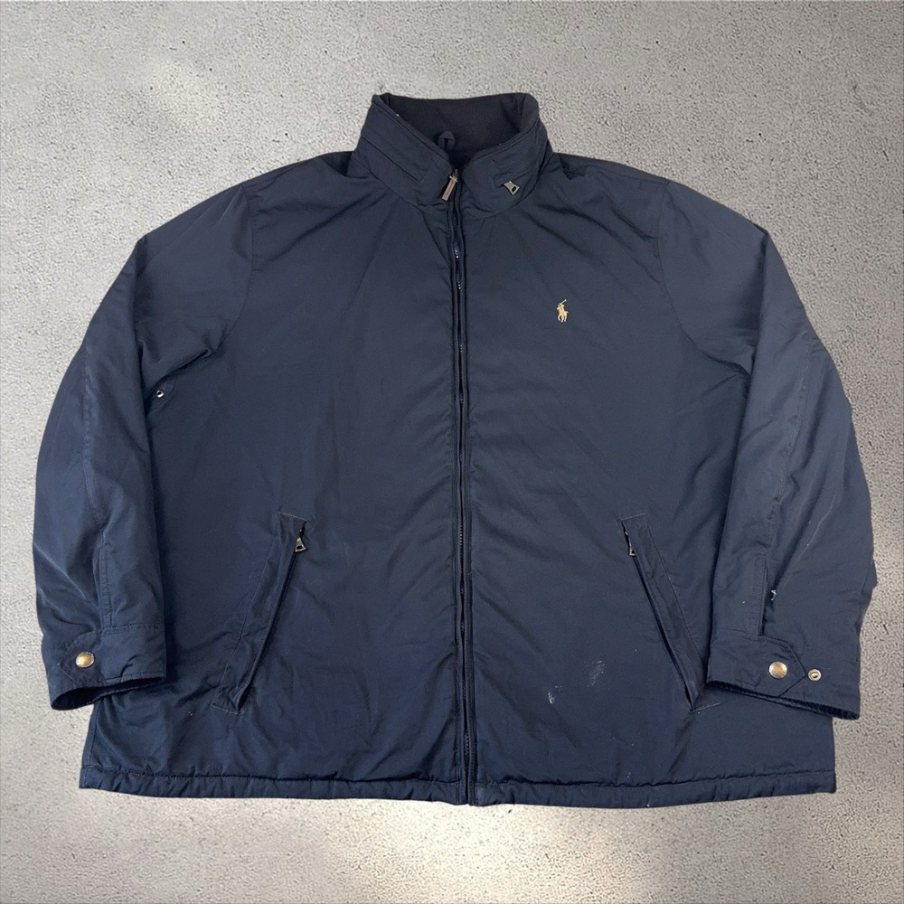 Polo Ralph Lauren Harringtons Puffer Jacket 3XB Fleece Lined Packable Hood